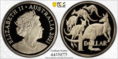 2021 $1 PR70DCAM