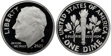 2021-S 10C Silver Limited Edition Proof Set PR69DCAM