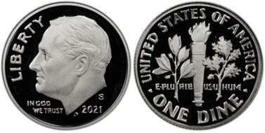 2021-S 10C Silver Limited Edition Proof Set PR69DCAM