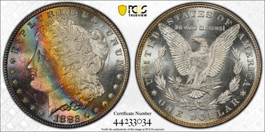 1882 $1 MS64