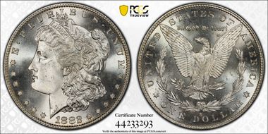 1882-S $1 MS67