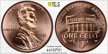 2021-D 1C Shield MS65RD