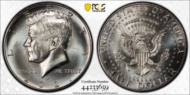 2021-P 50C MS66