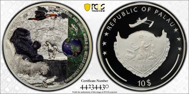 2021 $10 Rainforest Eco System PR70DCAM