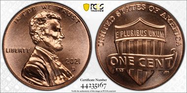 2021-D 1C Shield MS67RD