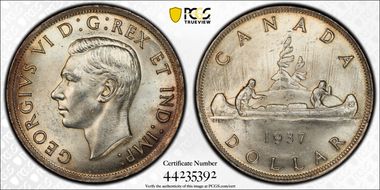1937 S$1 MS63