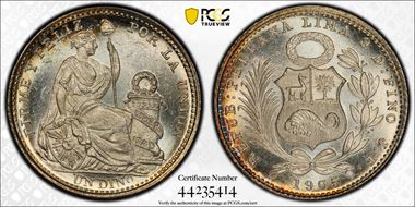 1905-JF Dinero KM-204.2 MS66