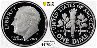 2021-S 10C Silver Limited Edition Proof Set - First Strike PR69DCAM