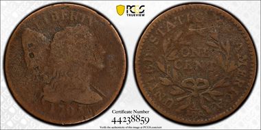 1795 1C S-79 Reeded Edge N1BN