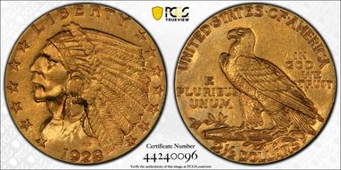1928 $2.50 MS61