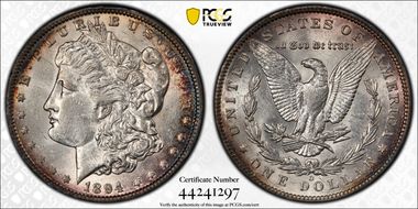 1894-O $1 AU58