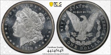 1878-CC $1 MS63PL