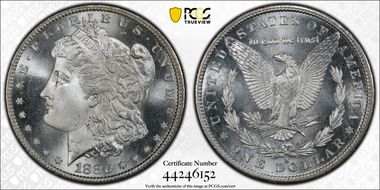 1880-S $1 MS67