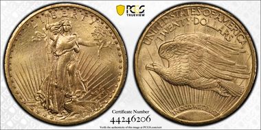 1916-S $20 MS64