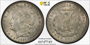1921-S $1 MS66
