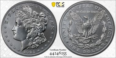 2021-D $1 Morgan Dollar 100th Anniversary First Strike MS70