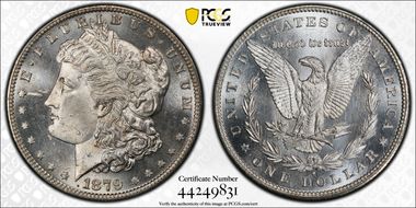 1879-S $1 MS64