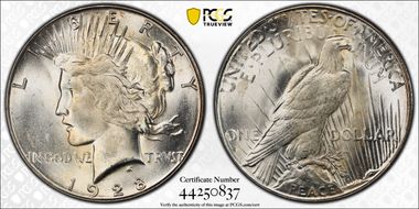 1928-S $1 MS64
