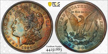 1921 $1 Morgan N1
