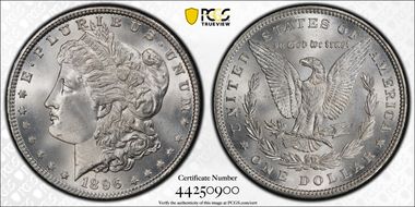 1896 $1 MS67