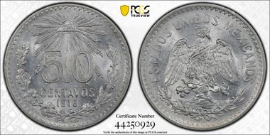 1916-M 50C KM-445  Ag MS63