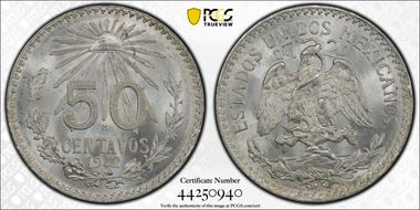 1942-M 50C KM-447  Ag MS67