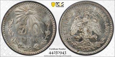1945-M 50C KM-447 Ag MS66