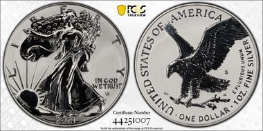 2021-S $1 Silver Eagle Rev PR - Type 2 Designer Edition - First Strike PR69