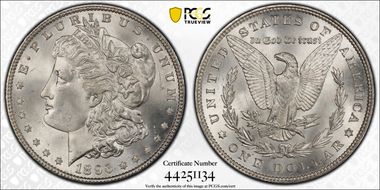 1896 $1 MS66