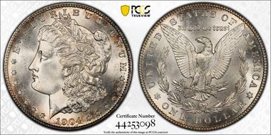 1904-S $1 MS65+