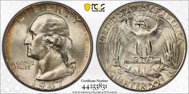 1947 25C MS67