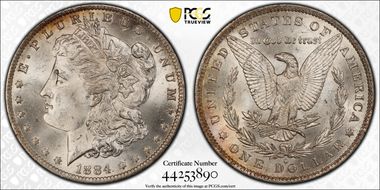 1884-O $1 MS66