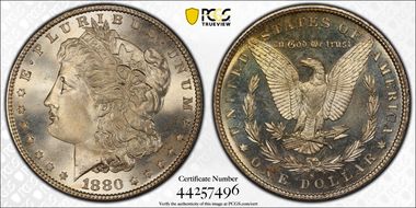 1880-S $1 MS67+