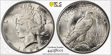 1925-S $1 MS64