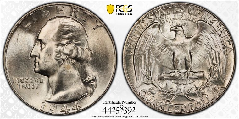 Cert 44258392 - Coin Image