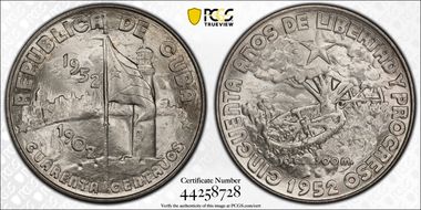 1952 40C Republic MS65