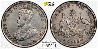 1912 Florin XF45