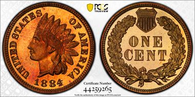 1884 1C PR66+ RD