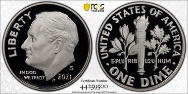 2021-S 10C Silver Limited Edition Proof Set - First Strike PR70DCAM