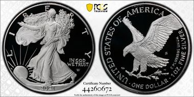 2021-S $1 Silver Eagle - Type 2 PR69DCAM