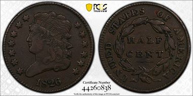 1826 1/2C C-1 VF35BN