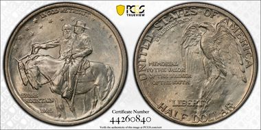 1925 50C Stone Mountain, DDO FS-101 MS65