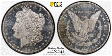 1884-CC $1 GSA Hoard MS63DMPL