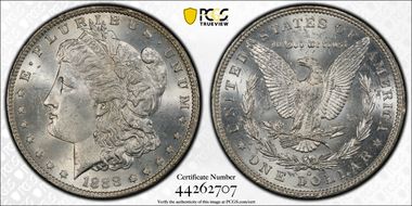 1888-O $1 MS64
