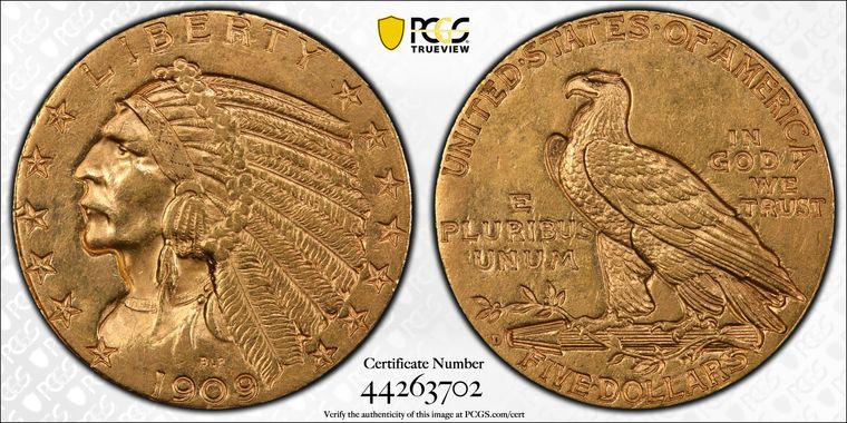 Cert 44263702 - Coin Image