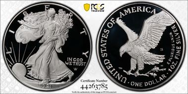 2021-S $1 Silver Eagle - Type 2 PR70DCAM