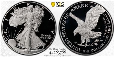 2021-S $1 Silver Eagle - Type 2 PR70DCAM
