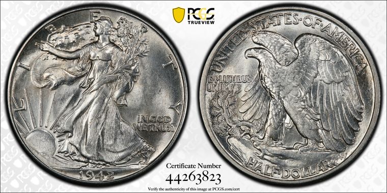 Cert 44263823 - Coin Image