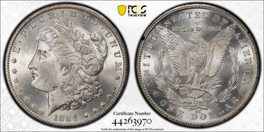 1884-CC $1 GSA Hoard MS64