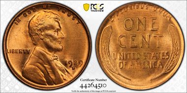1929-D 1C MS66RD